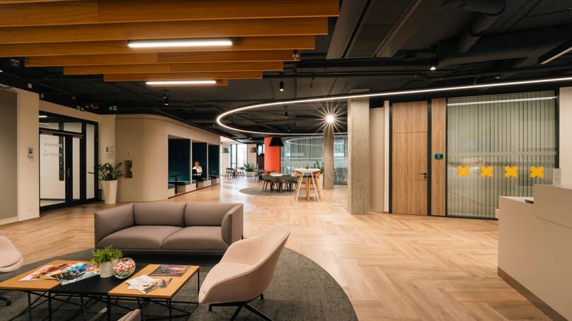 Krásné moderní prostory v centru Prahy, kde se budeš potkávat s kolegy