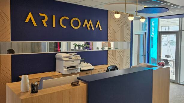 Prostory recepce ostravské pobočky