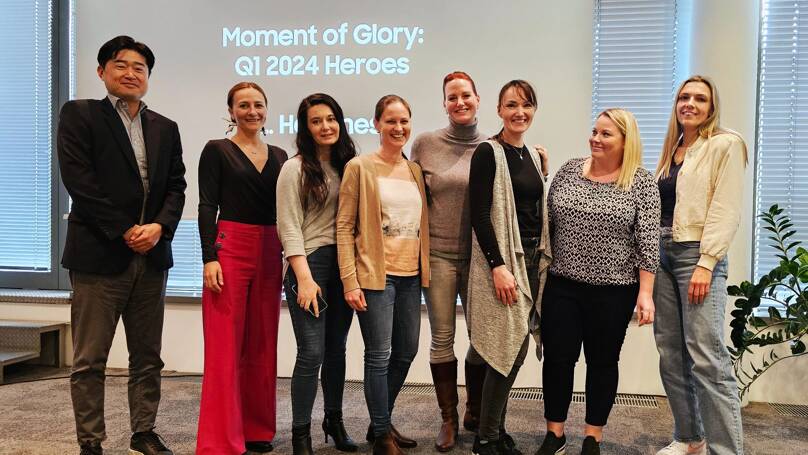 Ocenění kolegů za jejich vynikající práci