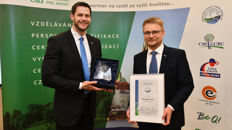 Získali jsme ocenění Ambasador kvality České republiky 2022 v soukromém sektoru.