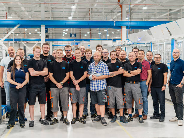 Tým techniků a programátorů v MD Systems